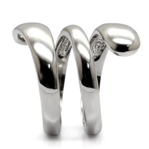 Designer Style 316 Stainless Steel Plain Women's Fashion Thumb Ring - LA NY Jewelry
