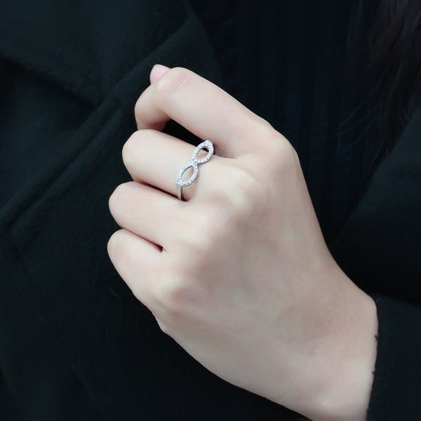 AAA-Qualität, klare Zirkonia auf Sonnenbrillen, Brillenform, Edelstahl, Eternity Pave, dünnes Band für Damen