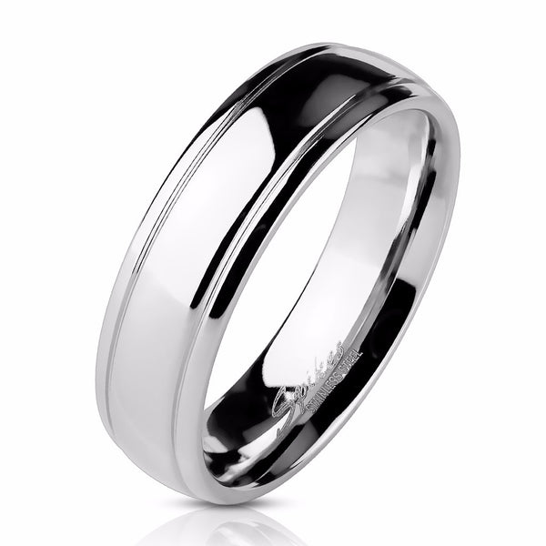 Couple Rings Set Womens 5x5mm Brilliant CZ Wedding Ring Mens Engagement Band - LA NY Jewelry