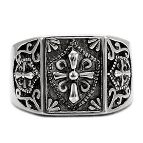 316 Stainless Steel Mens Mason Templar Knights Ring - LA NY Jewelry