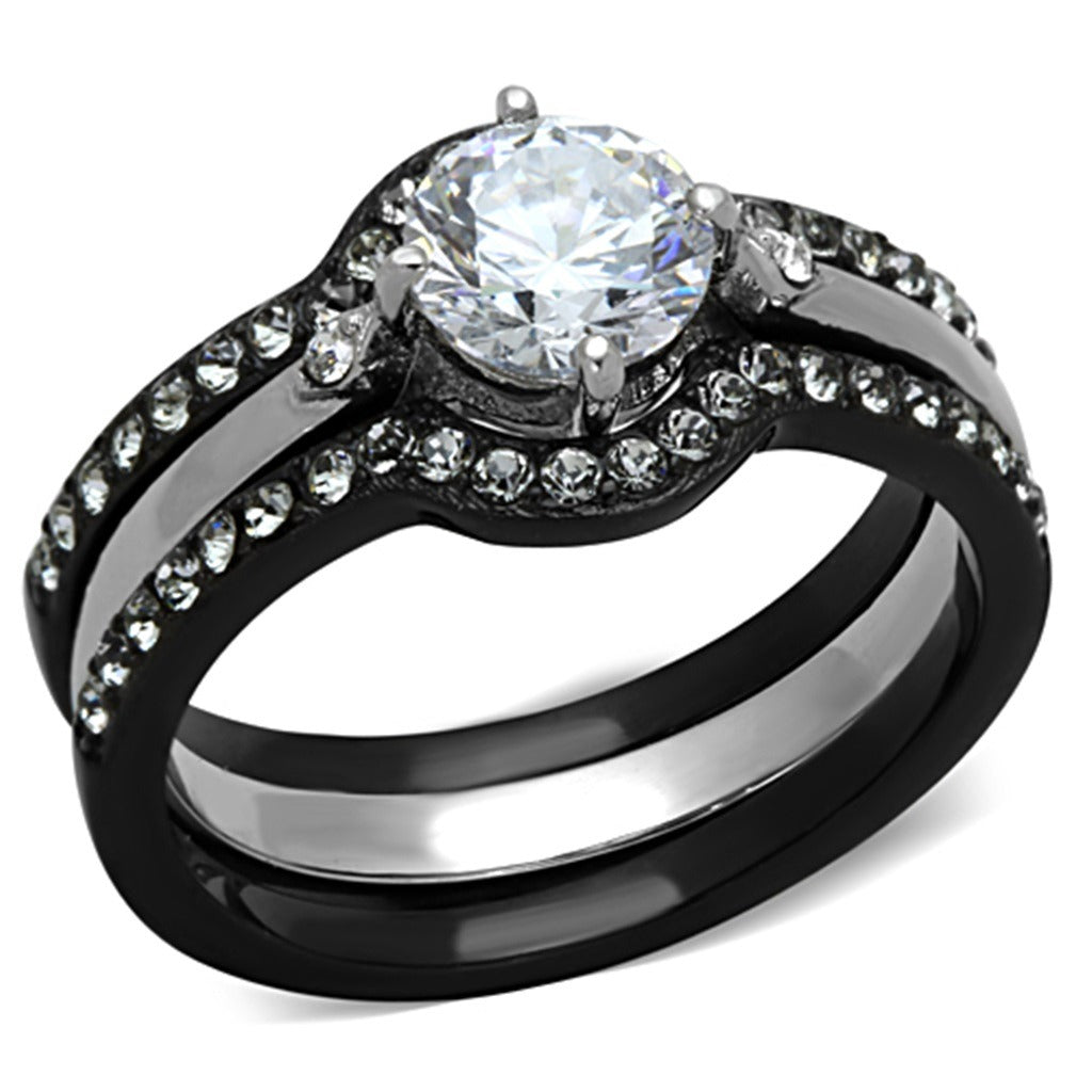 Couples Rings Engagement Rings Black Women Wedding Stainless Steel Rings Men,Wedding Rings,Temu