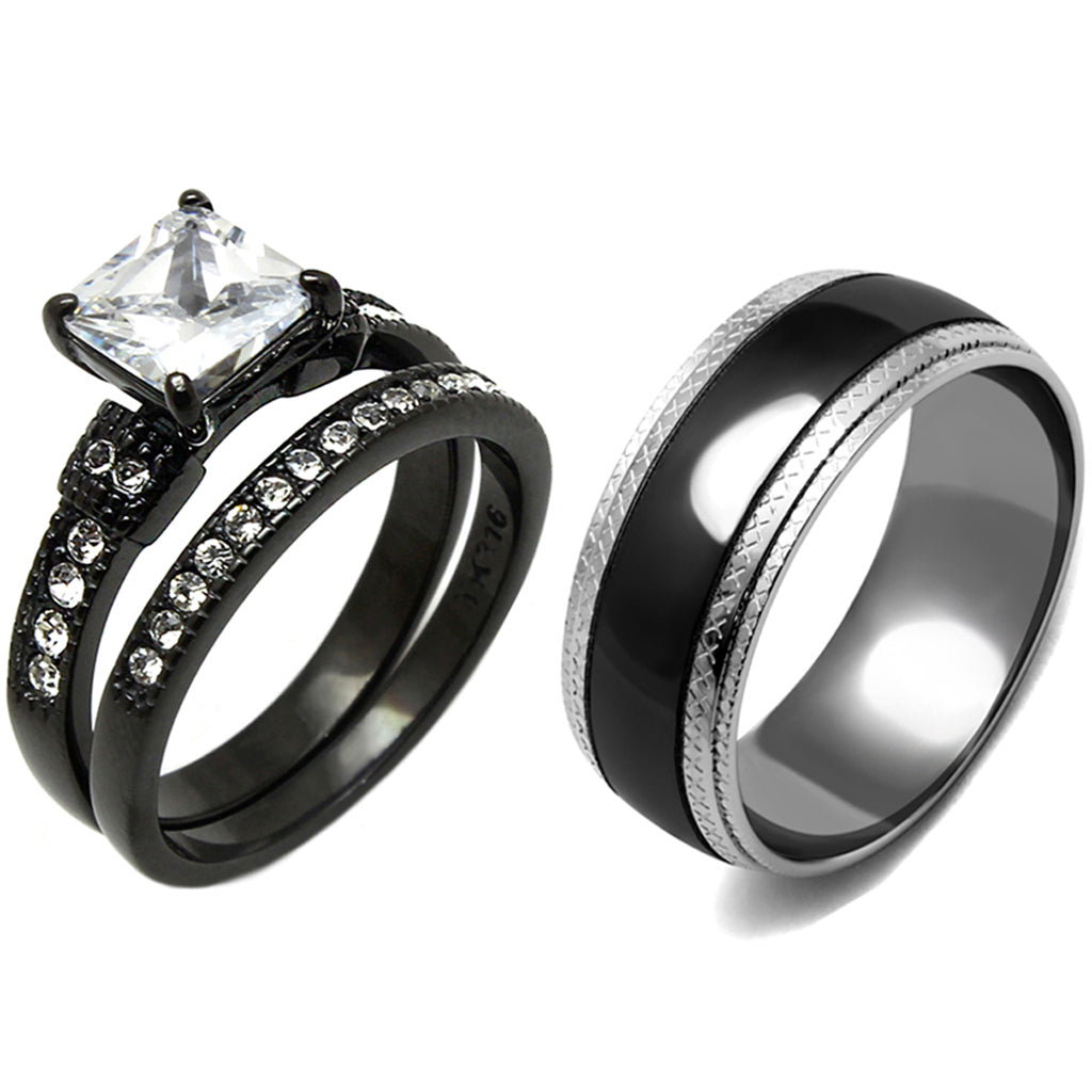 【BLACKPURPLE】[Coupling SET] AAA three-line ring Style 473 | PipeLock Restraint | Steel Coupling