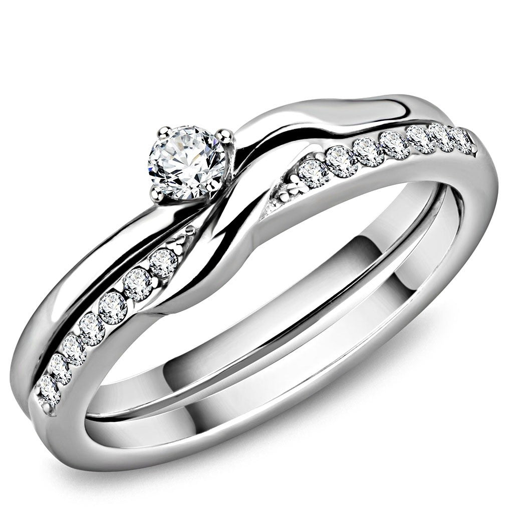 A Stainless Steel Wedding Ring For A Man Stainless Steel Wedding - Main Image